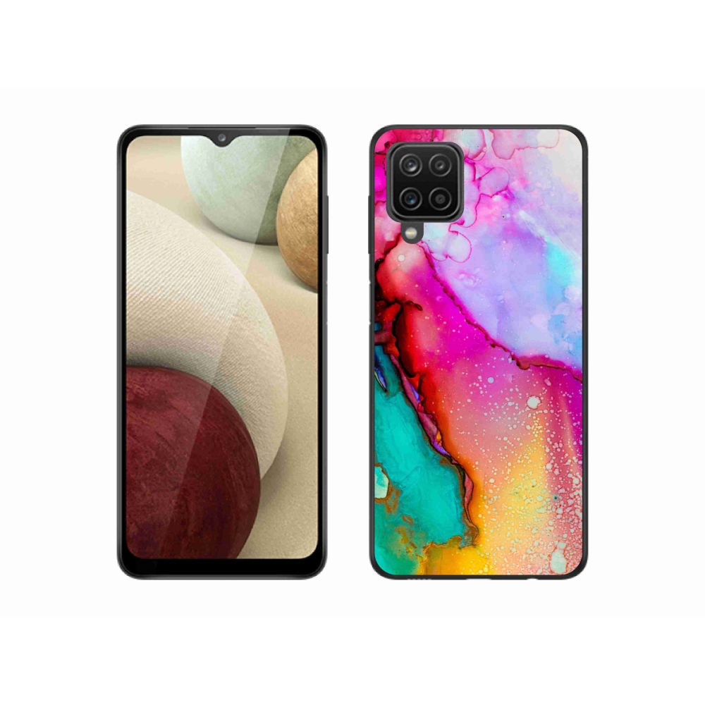 Gelový kryt mmCase na Samsung Galaxy A12 - abstrakt 24