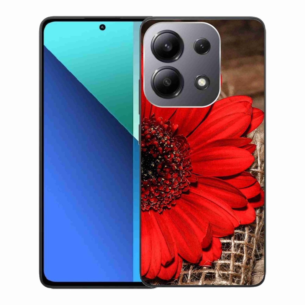 Gelový kryt mmCase na Xiaomi Redmi Note 13 - gerbera