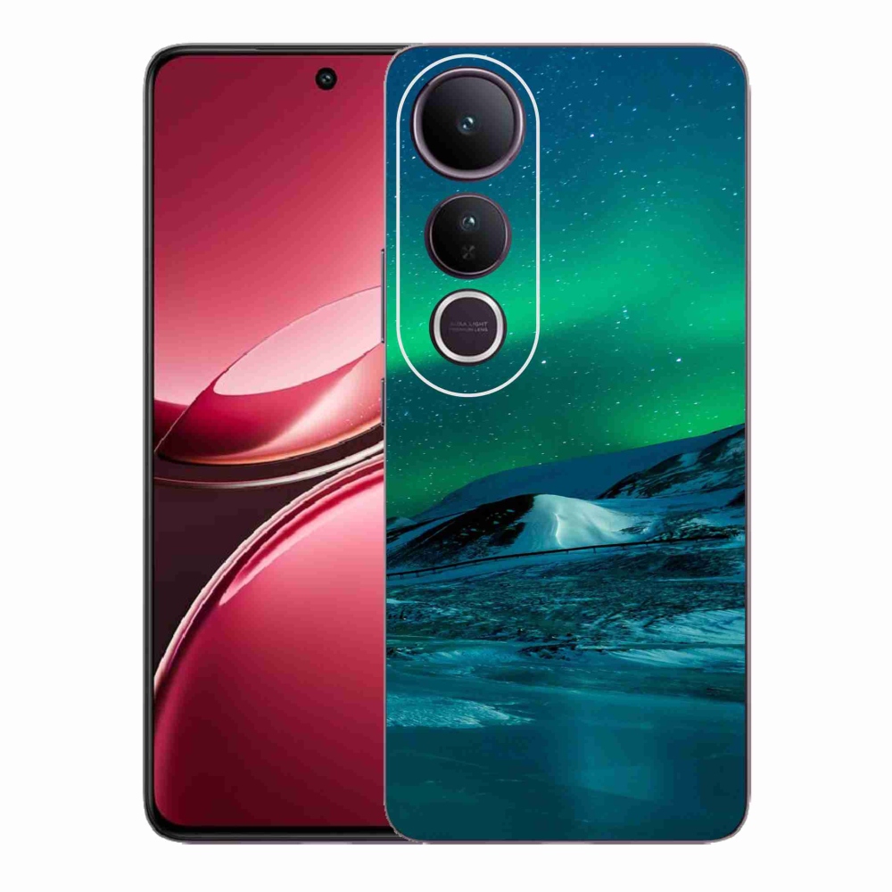 Gelový kryt mmCase na Vivo V50 Lite 4G/5G - polární záře