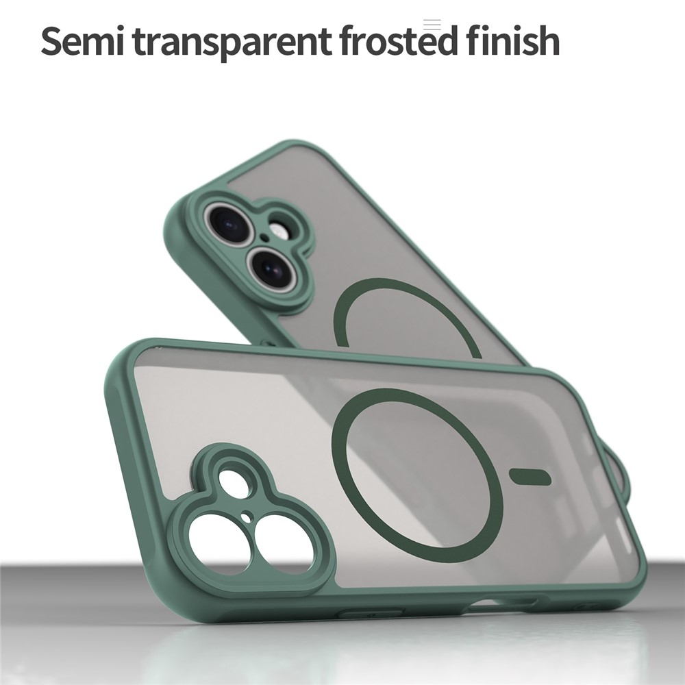 Case matný gelový obal s MagSafe na iPhone 17 - zelený