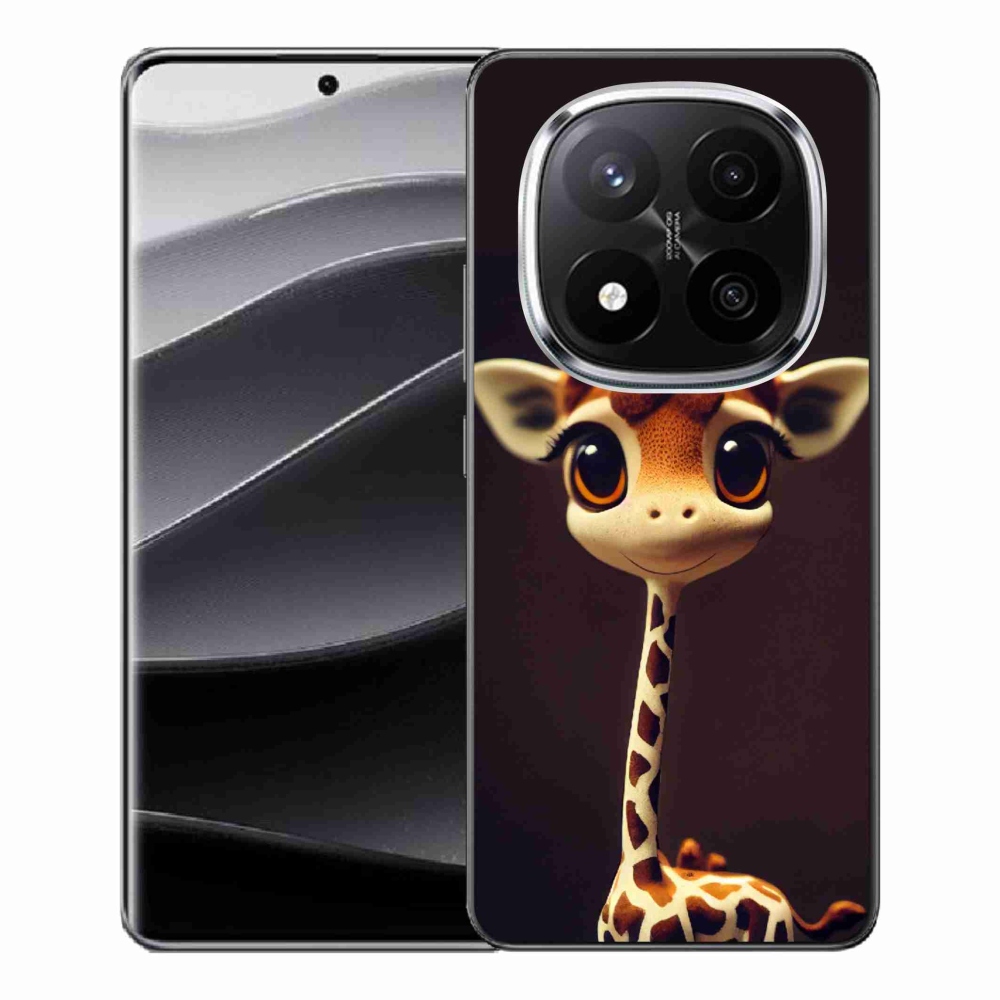 Gelový kryt mmCase na Xiaomi Redmi Note 14 Pro+ 5G - malá žirafa
