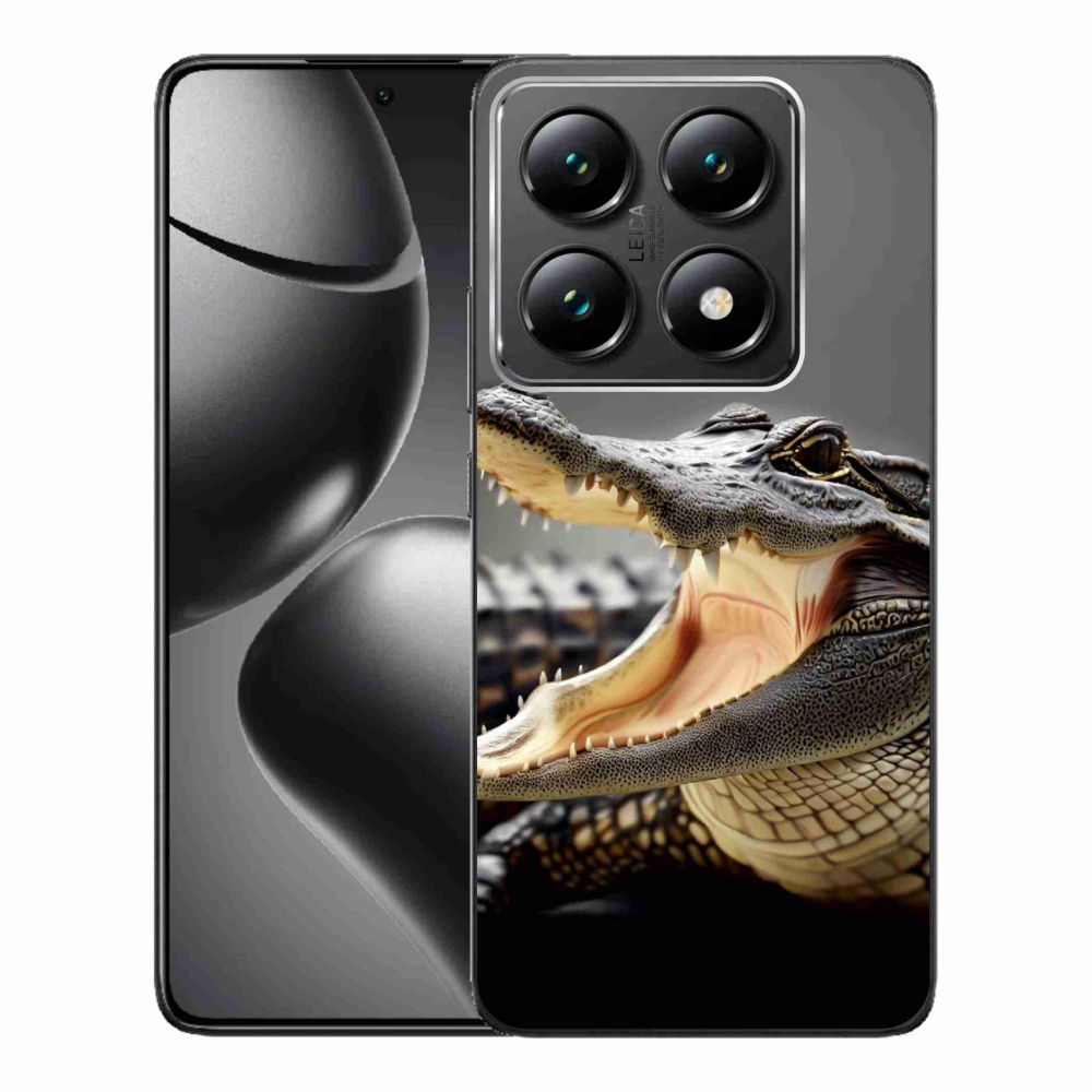 Gelový kryt mmCase na Xiaomi 14T Pro - krokodýl