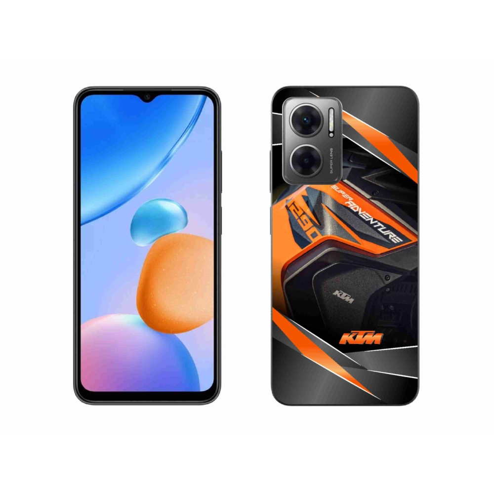 Gelový kryt mmCase na Xiaomi Redmi 10 5G - motorka ktm