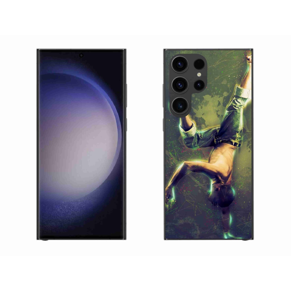 Gelový kryt mmCase na Samsung Galaxy S23 Ultra 5G - breakdance