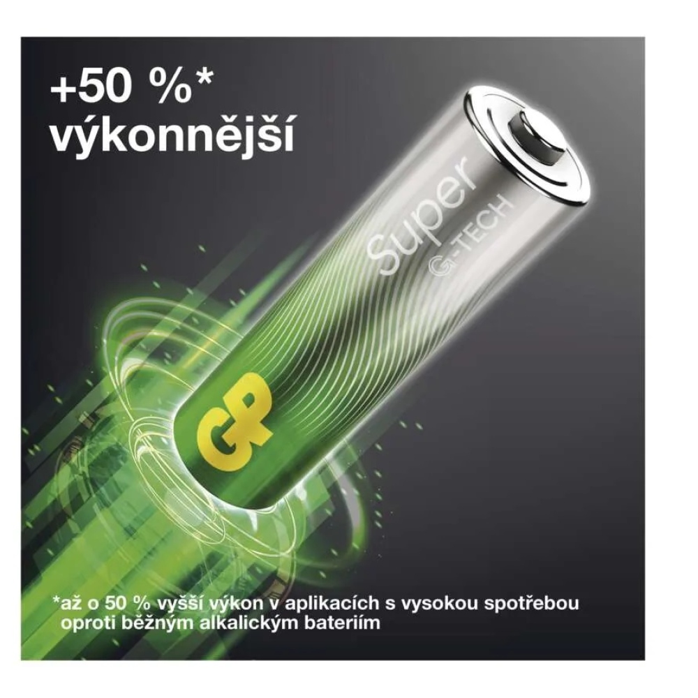 Alkalická baterie GP Super C (LR14) - 2ks