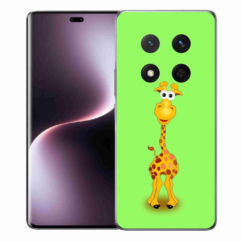 Gelový kryt mmCase na Honor Magic 7 Lite 5G - kreslená žirafa