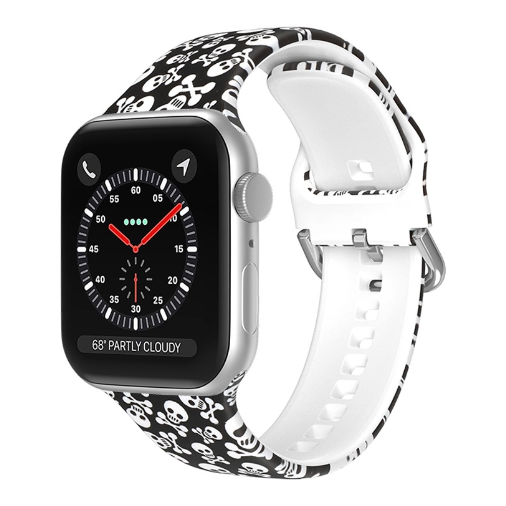 Print silikonový řemínek na Apple Watch Ultra/Ultra 2 49mm/SE/SE 2022/2023 44mm/9/8/7 45mm/6/5/4 44mm/3/2/1 42 mm - vzor I