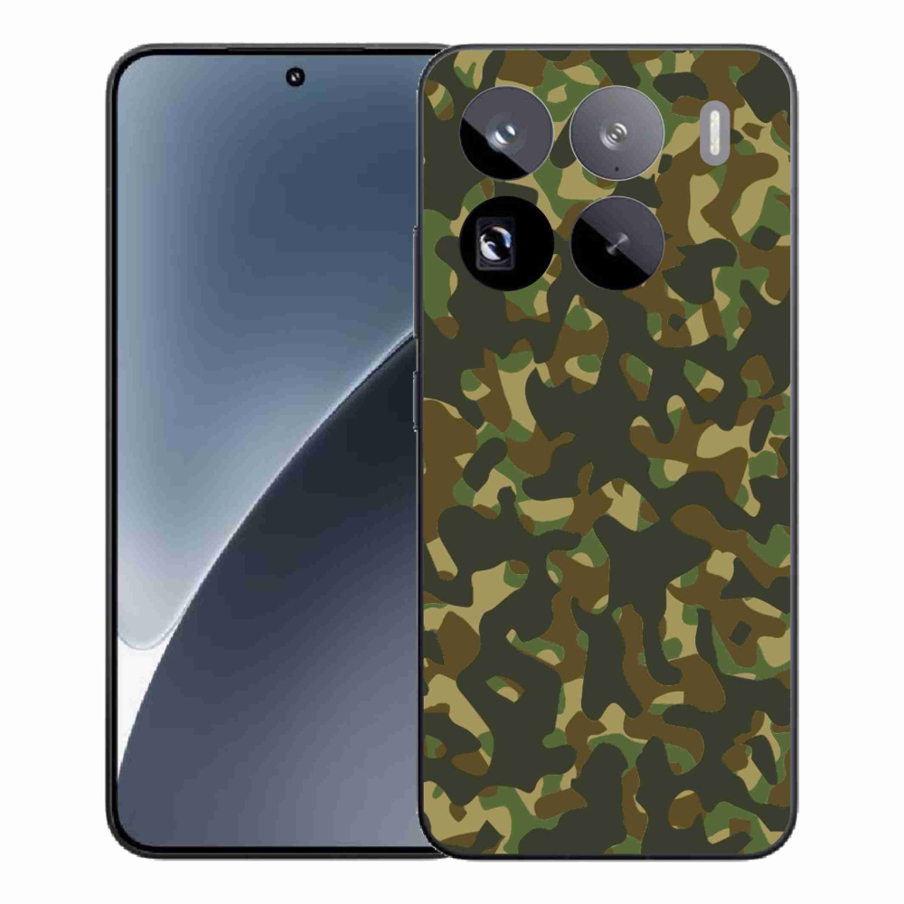 Gelový kryt mmCase na Xiaomi 15 Pro - maskáčový vzor 1