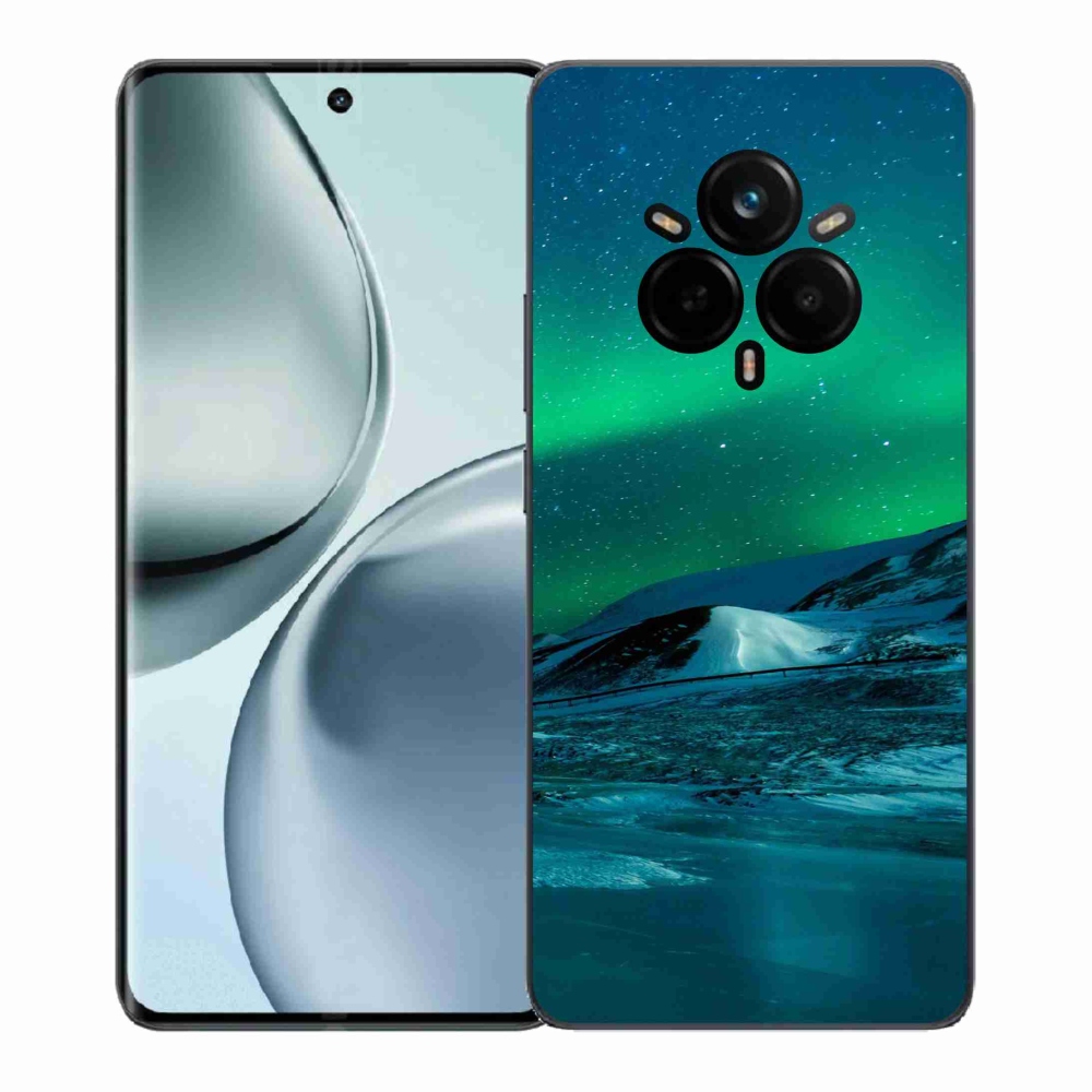 Gelový kryt mmCase na Realme 14 Pro+ 5G - polární záře
