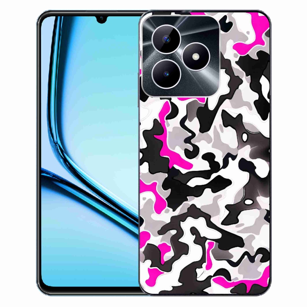 Gelový kryt mmCase na Realme Note 50 - maskáčový vzor 5