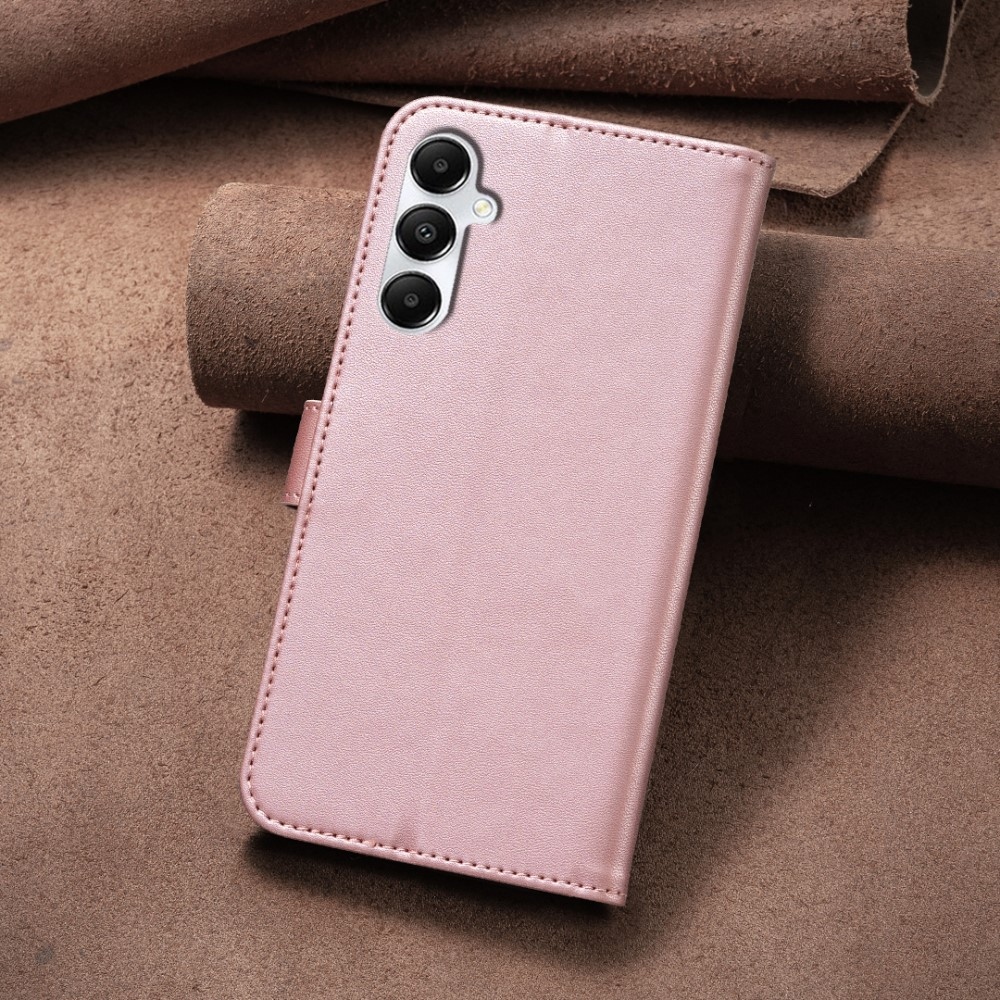 Clover knížkové pouzdro na Samsung Galaxy A56 5G - růžovozlaté