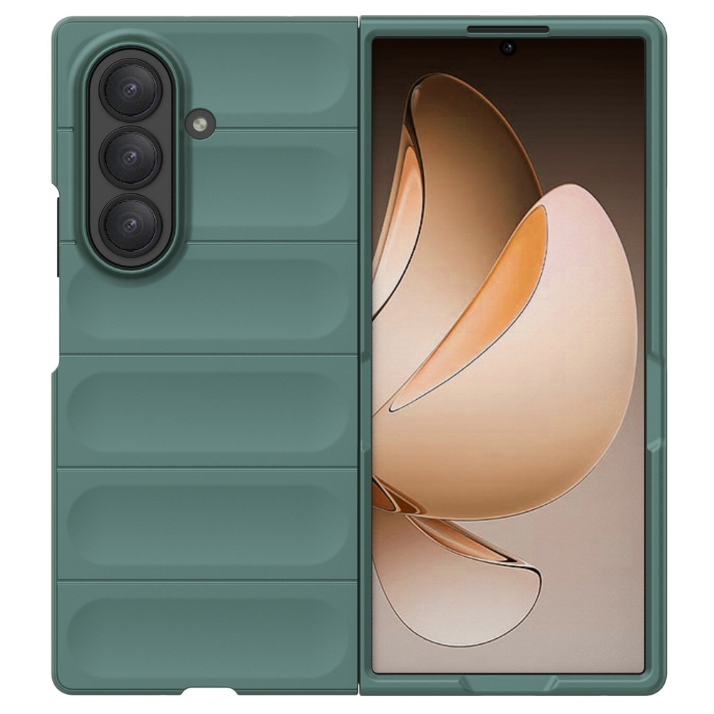 Rugg odolný gelový obal na Samsung Galaxy Z Fold7 5G - zelený