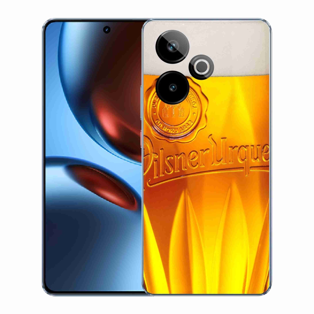 Gelový kryt mmCase na Realme GT 7 5G/GT 7T 5G - pivo