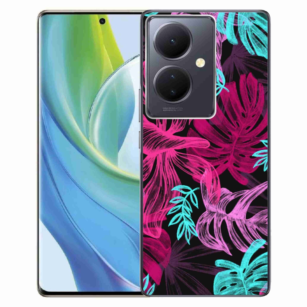 Gelový kryt mmCase na Vivo V29 Lite 5G - květiny 1