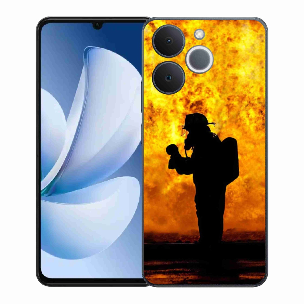 Gelový kryt mmCase na Realme Note 70T - hasič
