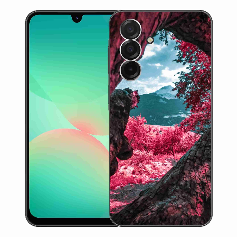 Gelový kryt mmCase na Samsung Galaxy A26 5G - výhled na hory