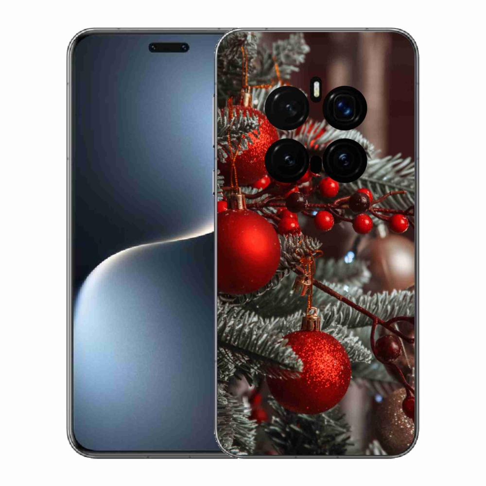 Gelový kryt mmCase na Honor Magic 7 Pro 5G - vánoční ozdoby 2