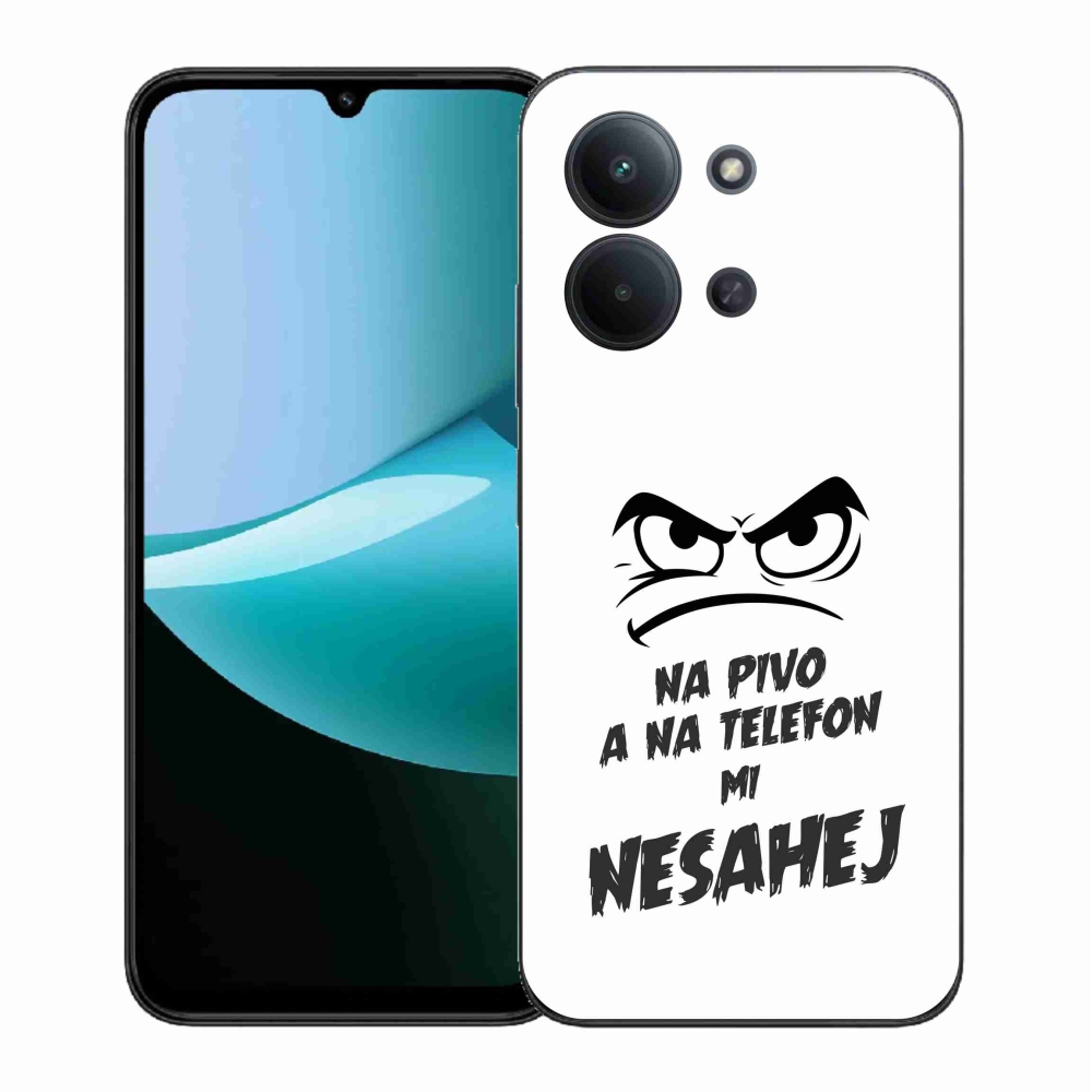Gelový kryt mmCase na Xiaomi Redmi 15C 4G (171mm)/Poco C85 4G (171mm) - pivní motiv 2 bílé pozadí