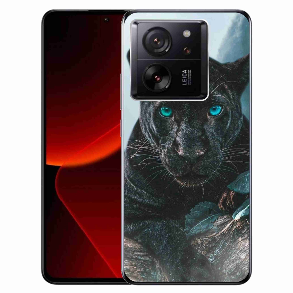 Gelový kryt mmCase na Xiaomi 13T/13T Pro - černý panter
