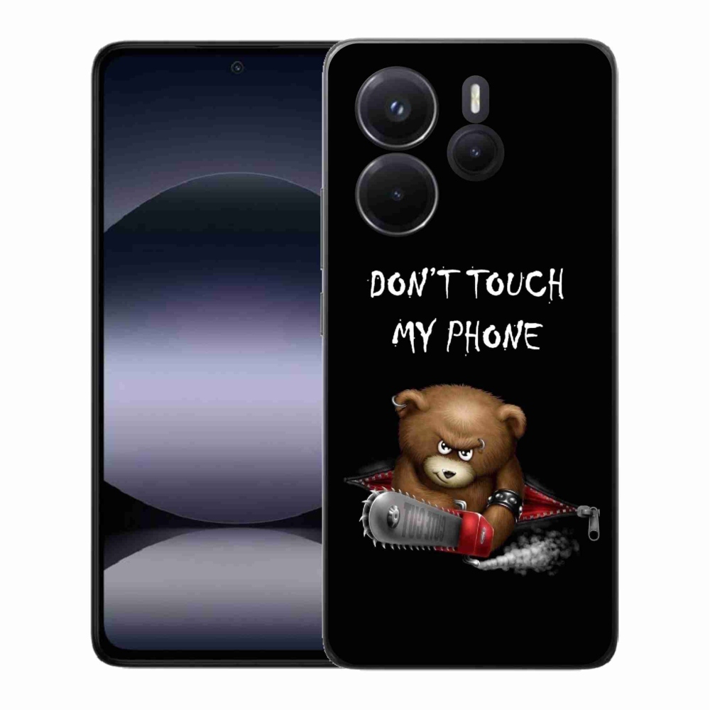 Gelový kryt mmCase na Xiaomi Redmi Note 14 - nesahej na telefon