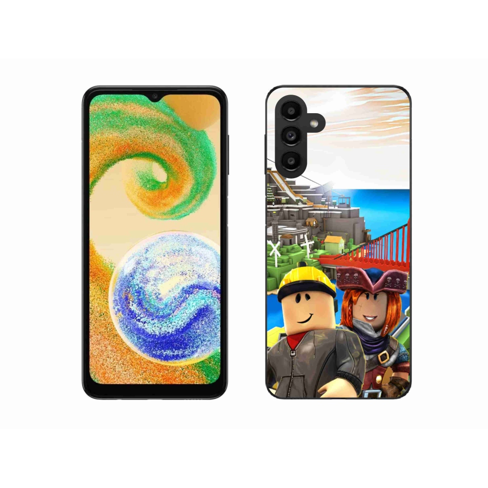 Gelový kryt mmCase na Samsung Galaxy A04s (164.7x76.7x9.1mm) - roblox 1
