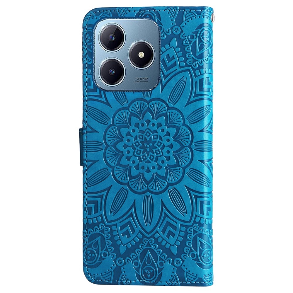 Sunflower knížkové pouzdro na Realme Note 60 - modré