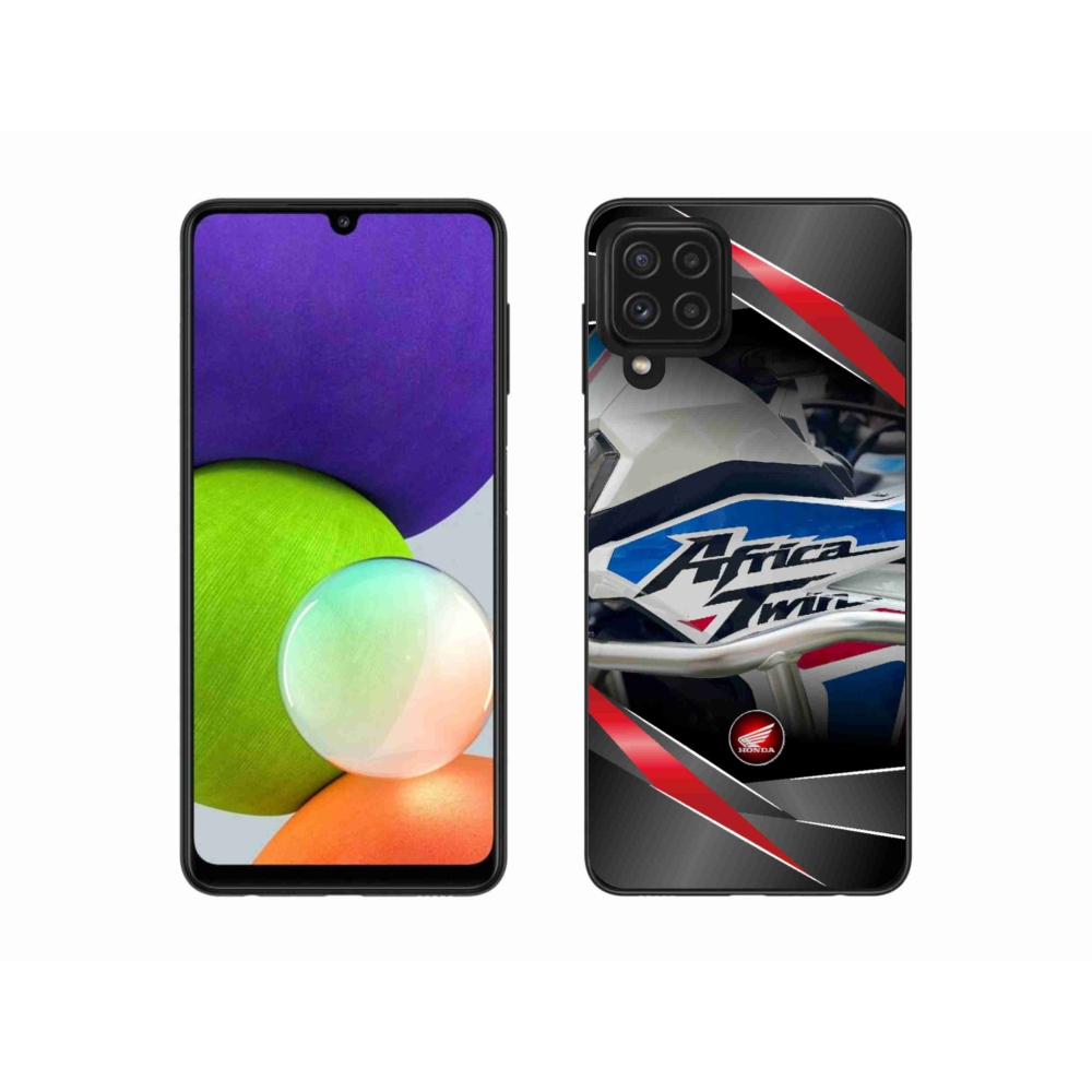 Gelový kryt mmCase na Samsung Galaxy A22 4G - motorka honda