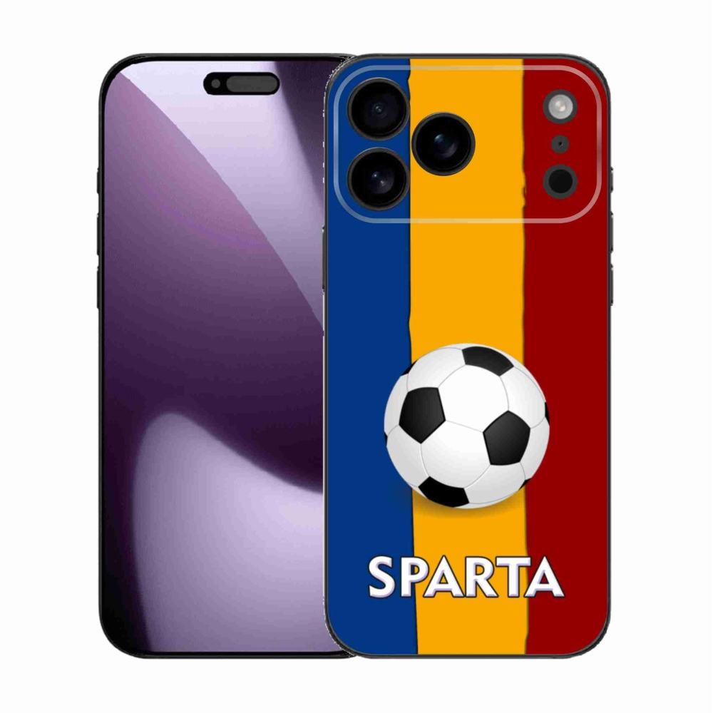 Gelový kryt mmCase na iPhone 17 Pro Max - fotbal 1