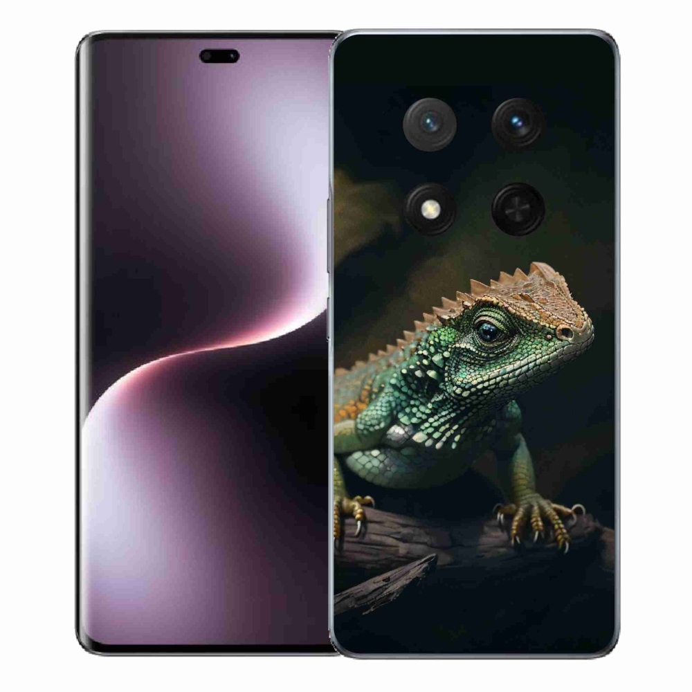 Gelový kryt mmCase na Honor Magic 7 Lite 5G - ještěr