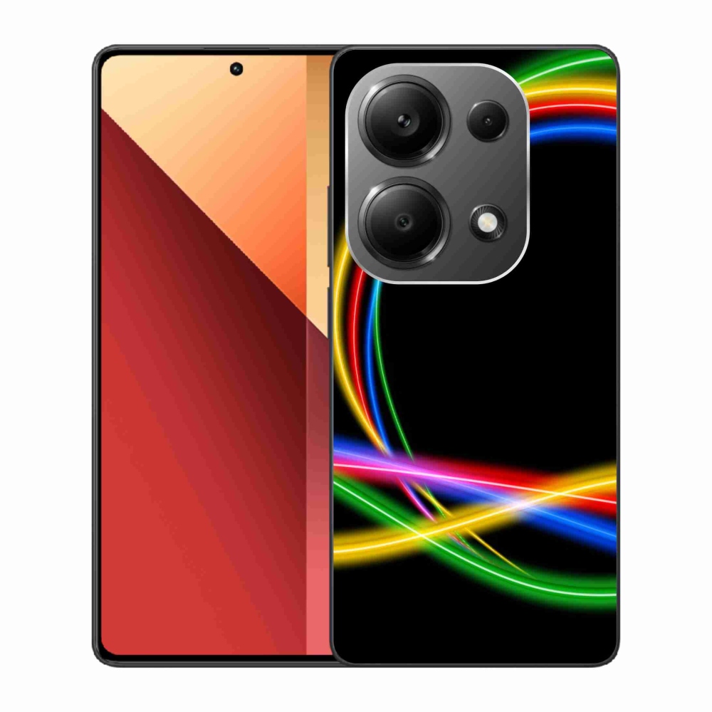 Gelový obal mmCase na Xiaomi Redmi Note 13 Pro 4G/Poco M6 Pro - neonové kruhy