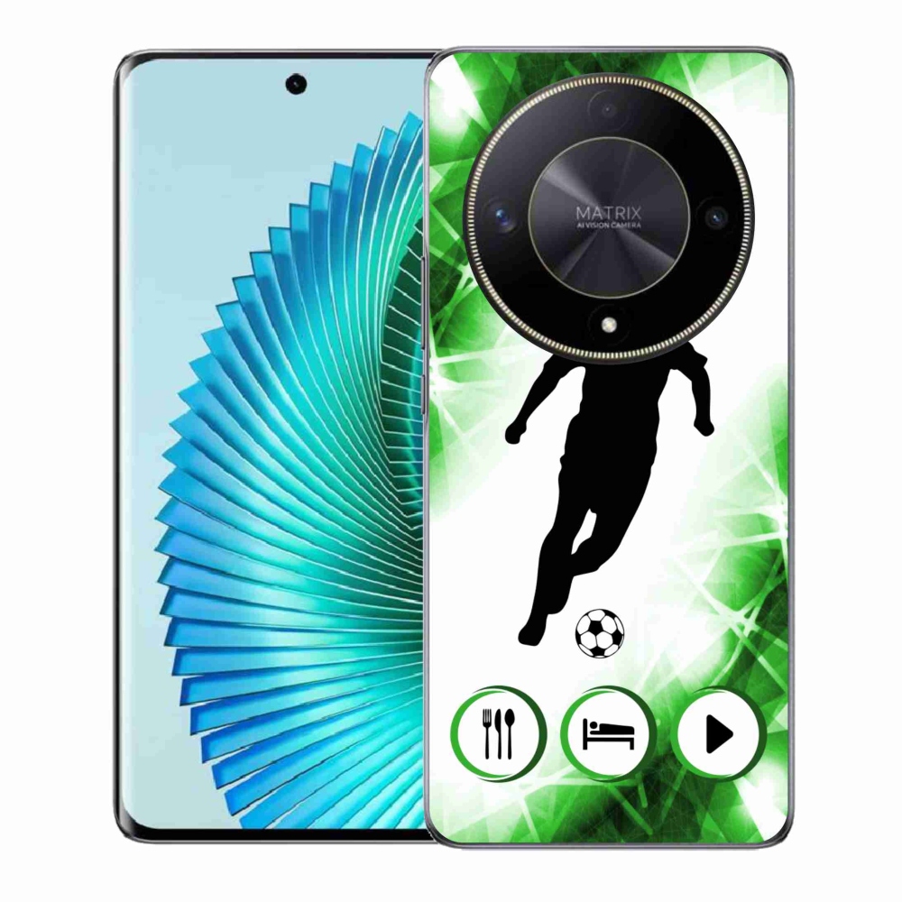 Gelový kryt mmCase na Honor Magic 6 Lite 5G - fotbalista