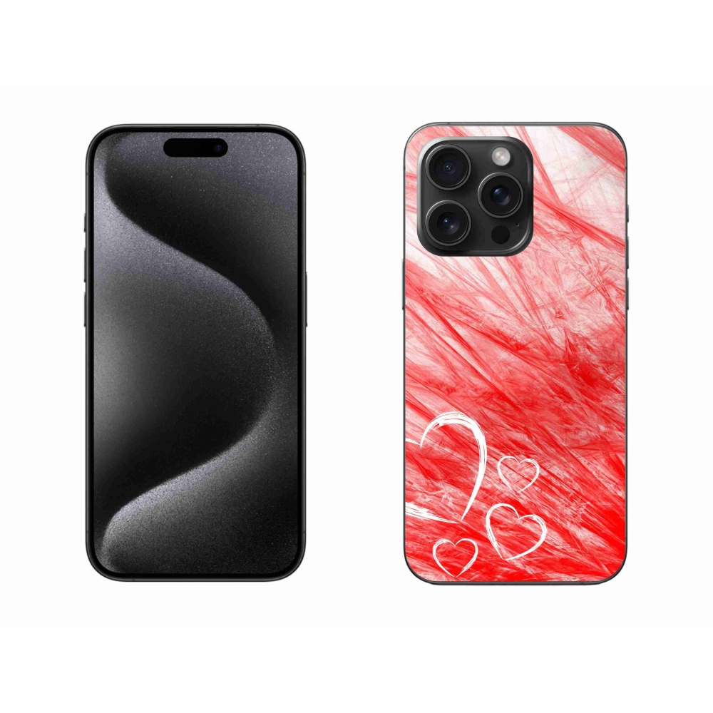 Gelový kryt mmCase na iPhone 15 Pro Max - heart