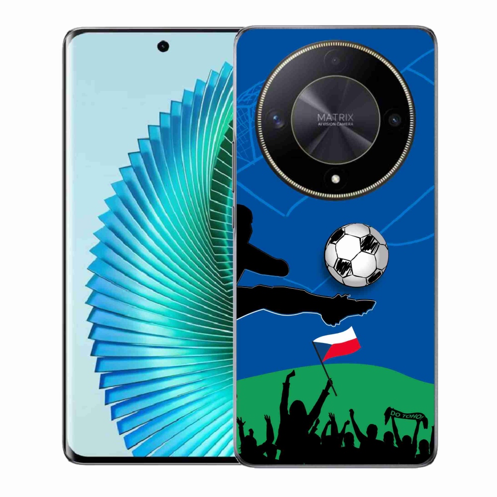 Gelový kryt mmCase na Honor Magic 6 Lite 5G - fanoušci fotbalu