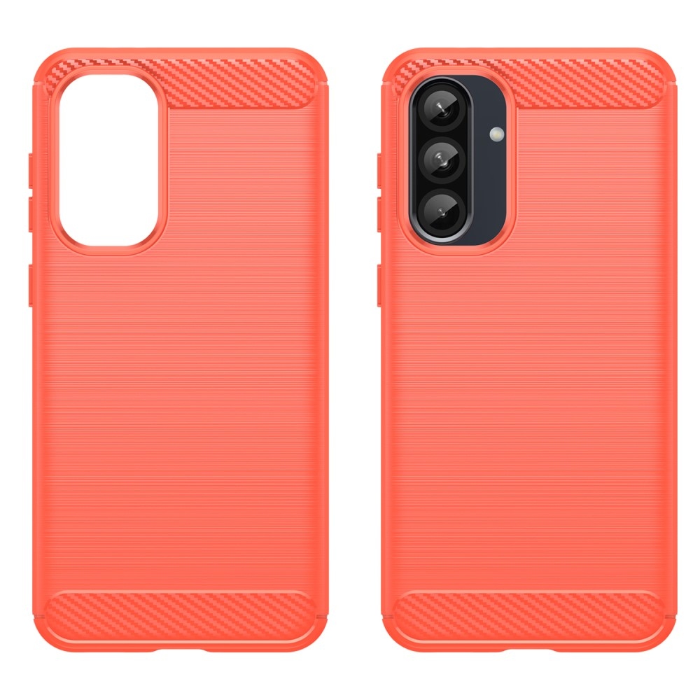 Carbon odolný gelový obal na Samsung Galaxy A36 5G/A56 5G - červený