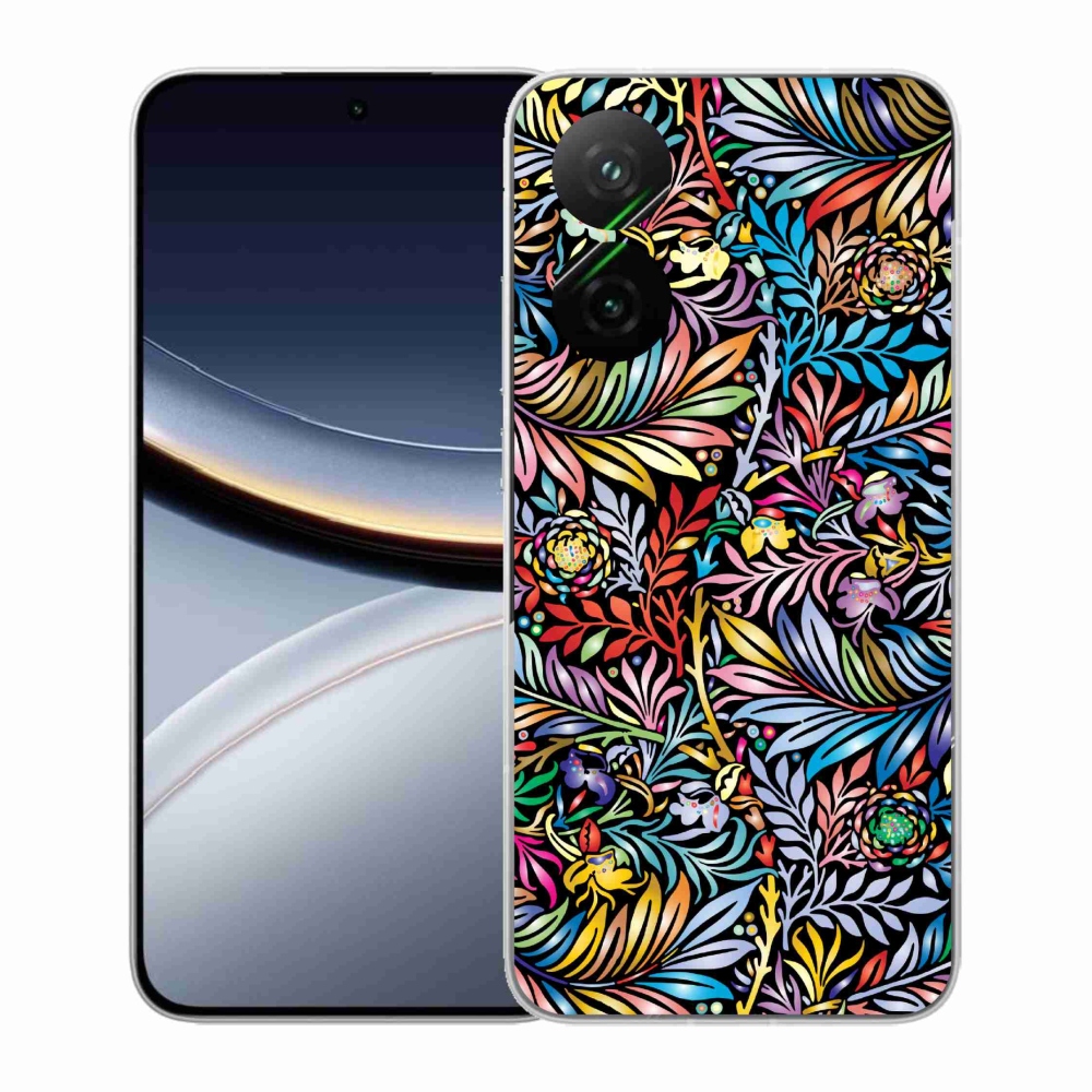 Gelový kryt mmCase na Xiaomi Poco F7 5G - květiny 5
