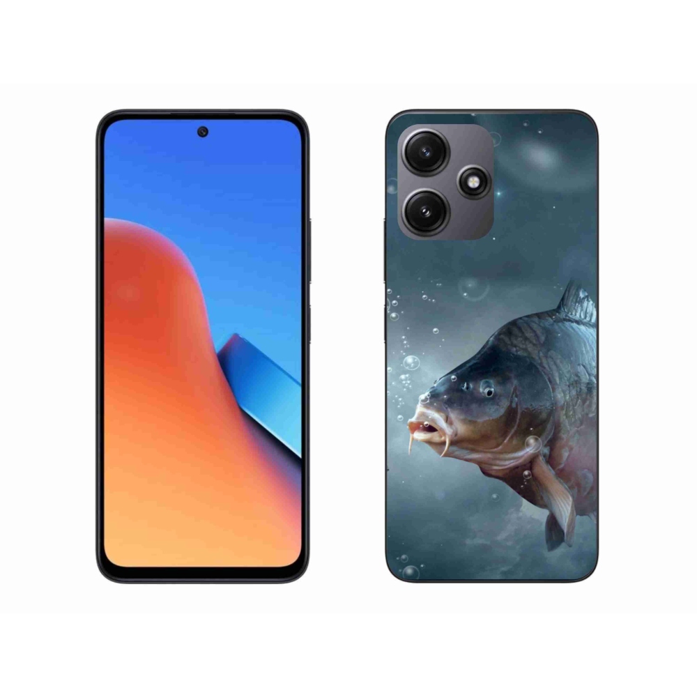 Gelový kryt mmCase na Xiaomi Redmi 12 5G - kapr a bublinky