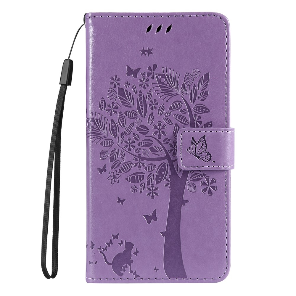 Trees knížkové pouzdro na Xiaomi 14T - světlefialové