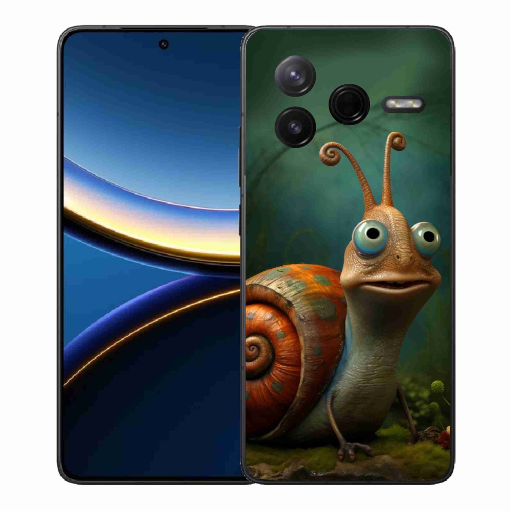 Gelový kryt mmCase na Xiaomi Poco F7 Pro - šnek