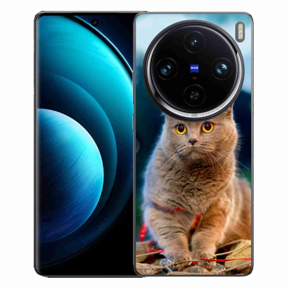 Gelový kryt mmCase na Vivo X100 Pro 5G - britská modrá 2
