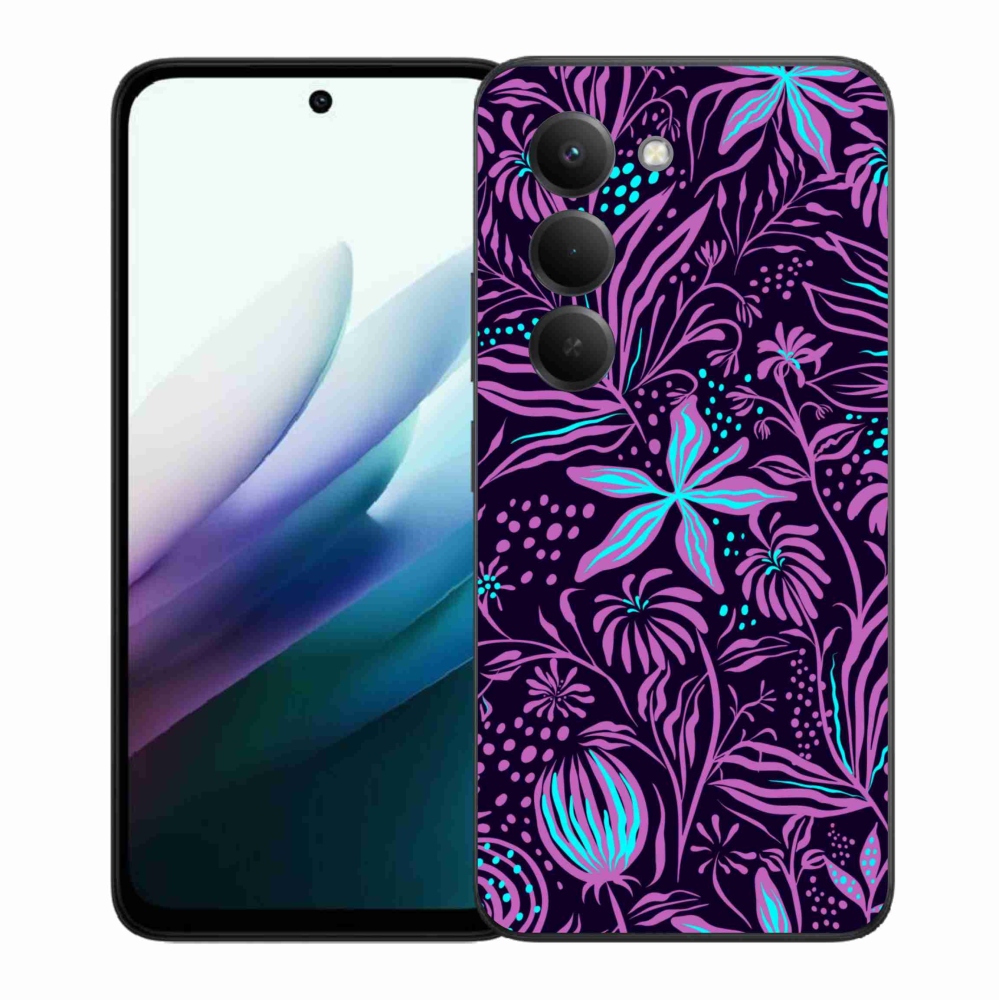 Gelový kryt mmCase na Xiaomi Redmi 15 4G/5G (171mm) - květiny 2