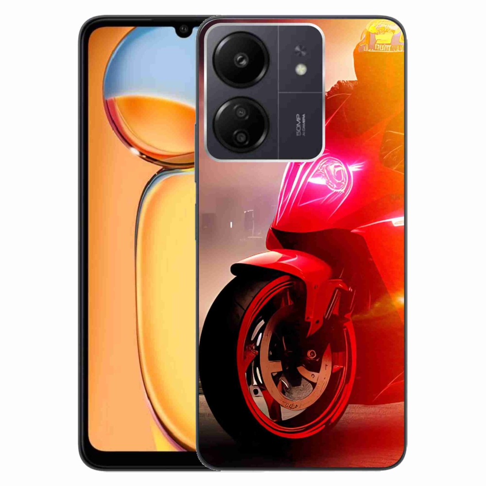 Gelový kryt mmCase na Xiaomi Poco C65/Redmi 13C - motorka