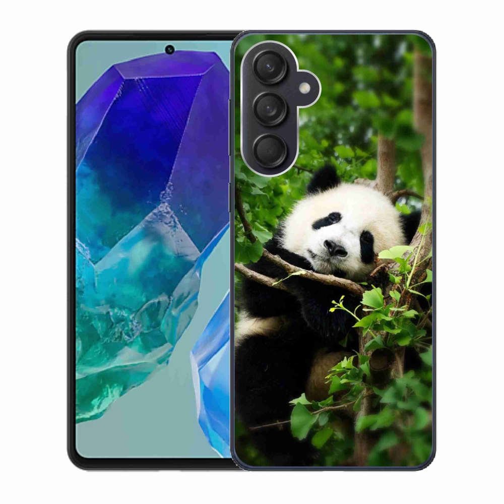 Gelový kryt mmCase na Samsung Galaxy M55 5G - panda