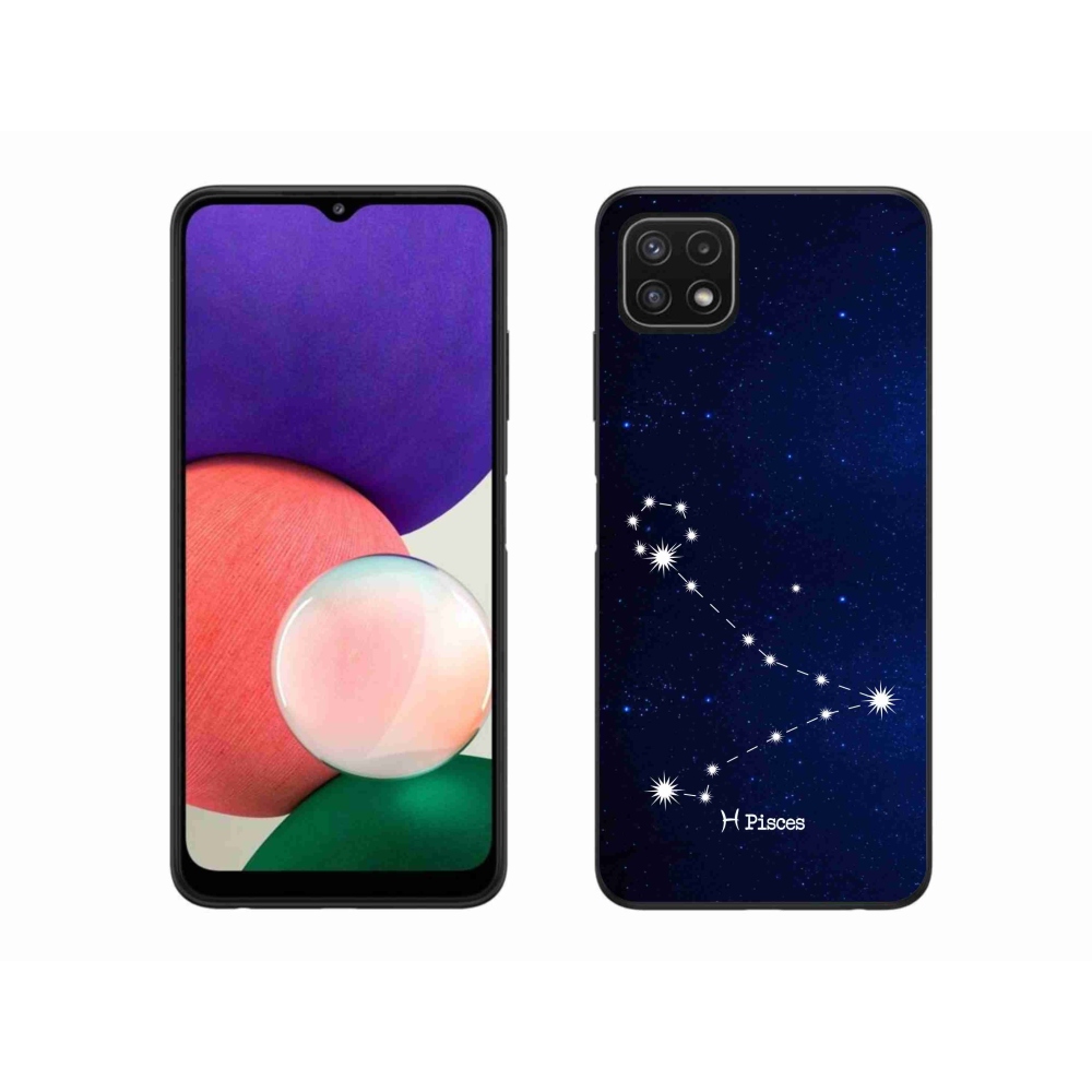Gelový kryt mmCase na Samsung Galaxy A22 5G - souhvězdí Ryby