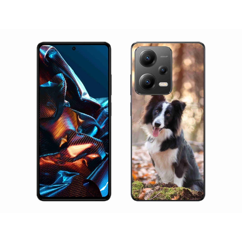 Gelový obal mmCase na mobil Xiaomi Redmi Note 12 Pro 5G - border kolie 1