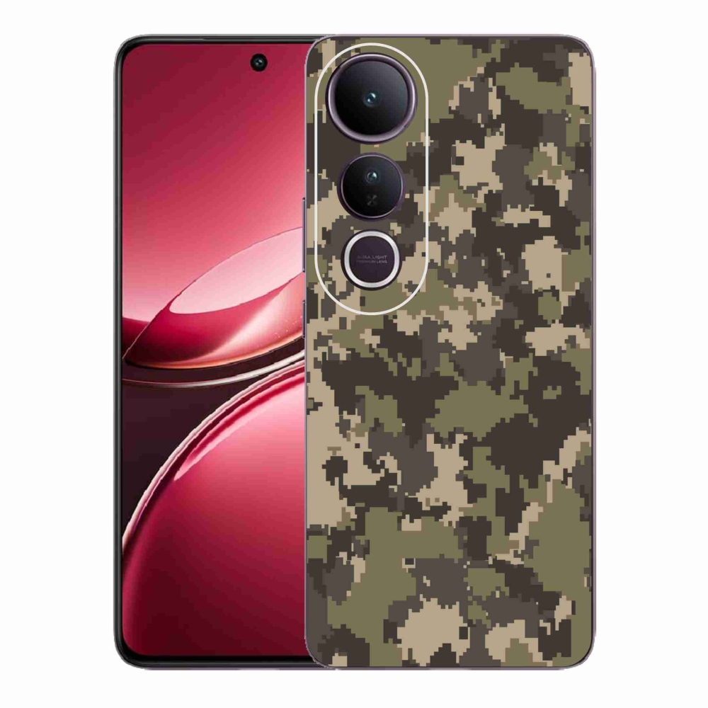 Gelový kryt mmCase na Vivo V50 Lite 4G/5G - maskáčový vzor 12