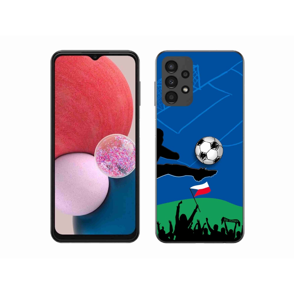 Gelový kryt mmCase na Samsung Galaxy A13 4G - fanoušci fotbalu