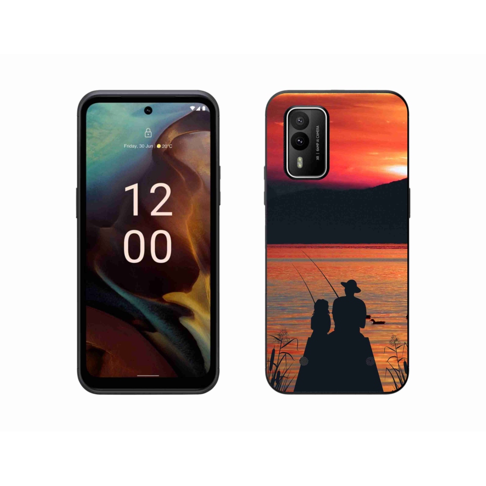 Gelový kryt mmCase na Nokia XR21 - rybaření 3