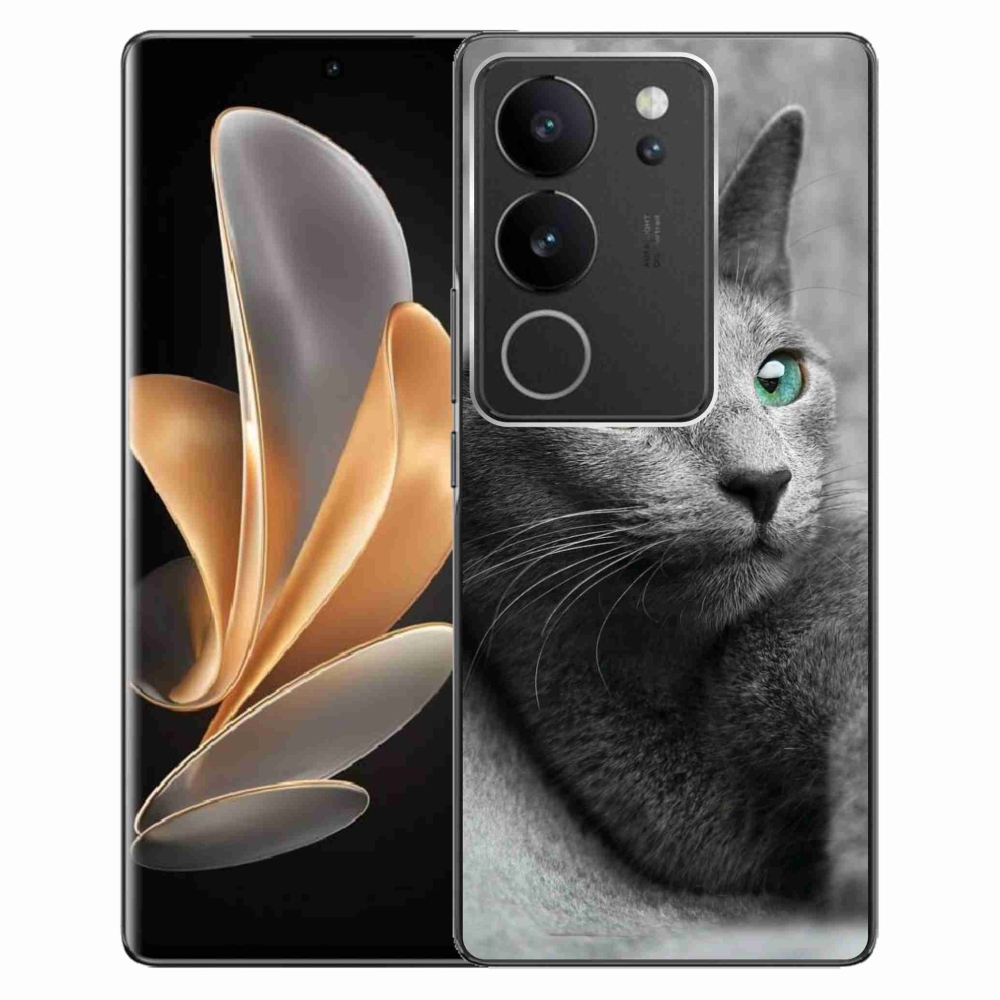 Gelový kryt mmCase na Vivo V29 5G - kočka 2