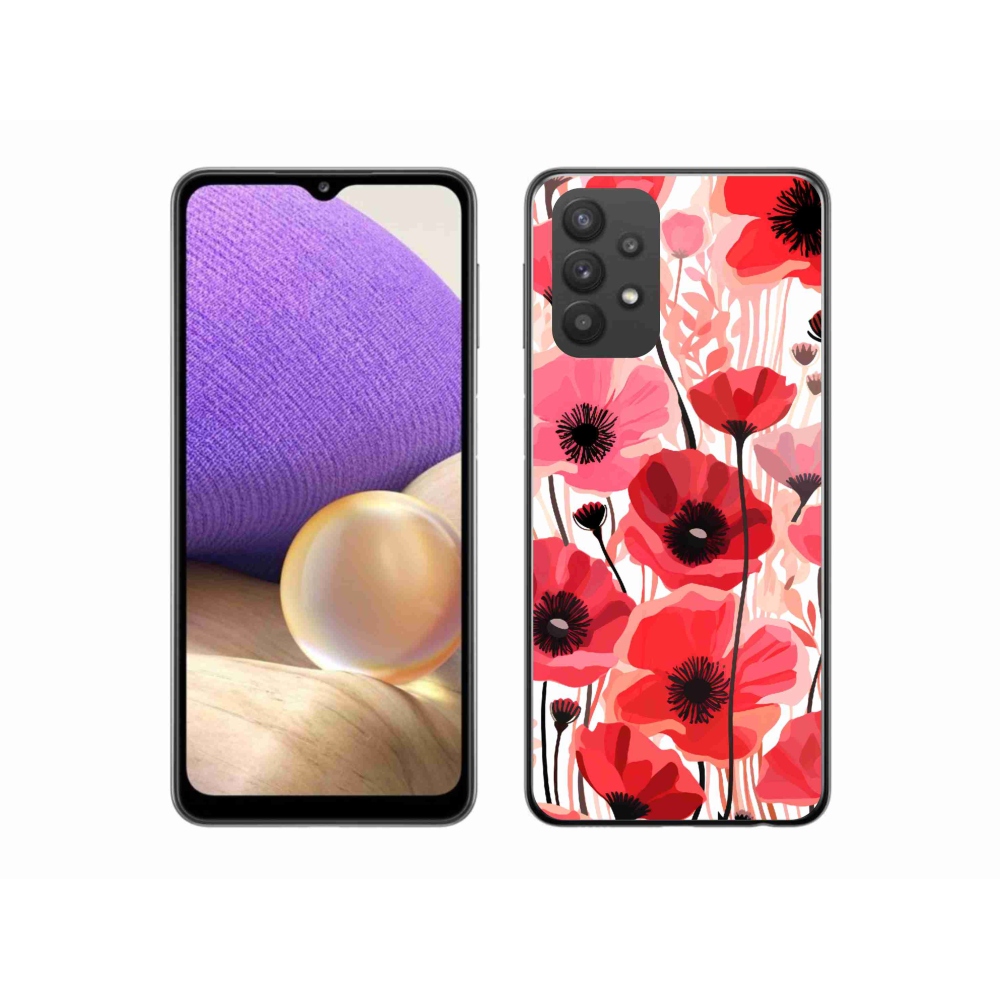 Gelový kryt mmCase na Samsung Galaxy A32 5G - vlčí mák 1