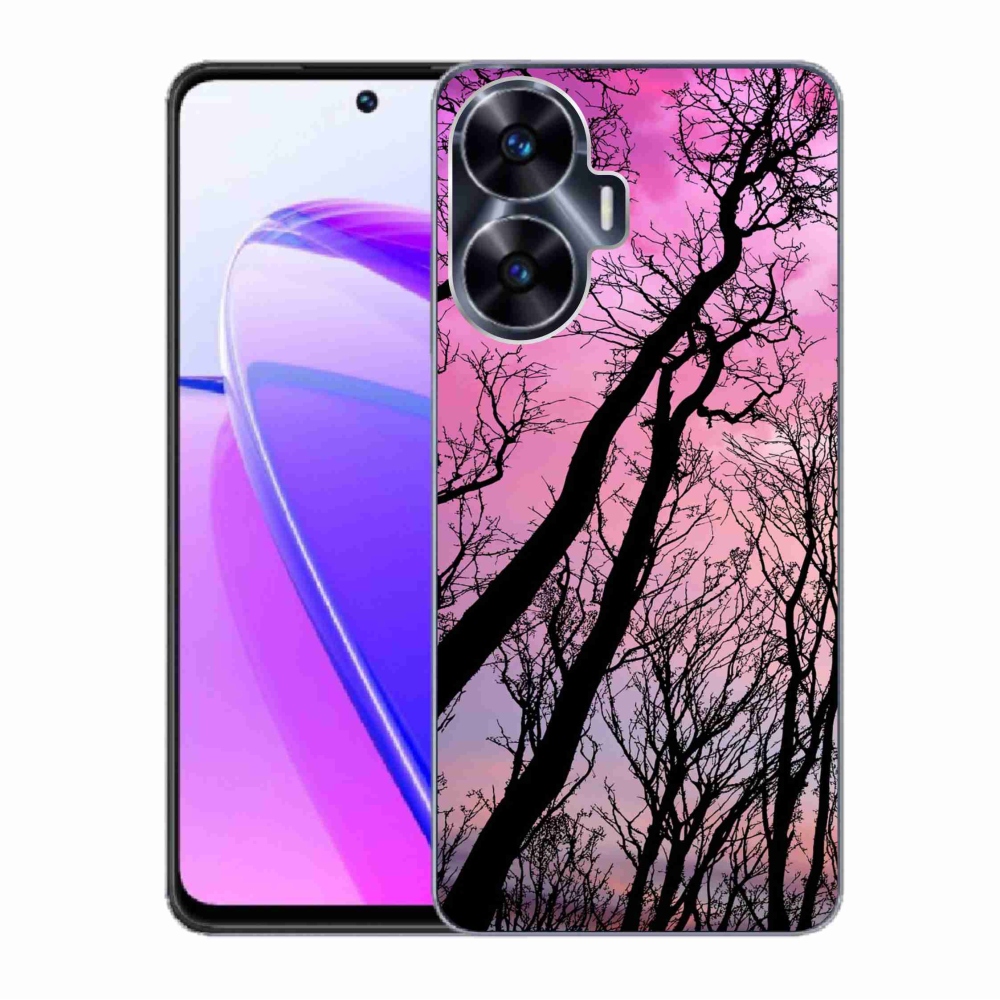 Gelový obal mmCase na Realme C55 - opadané stromy